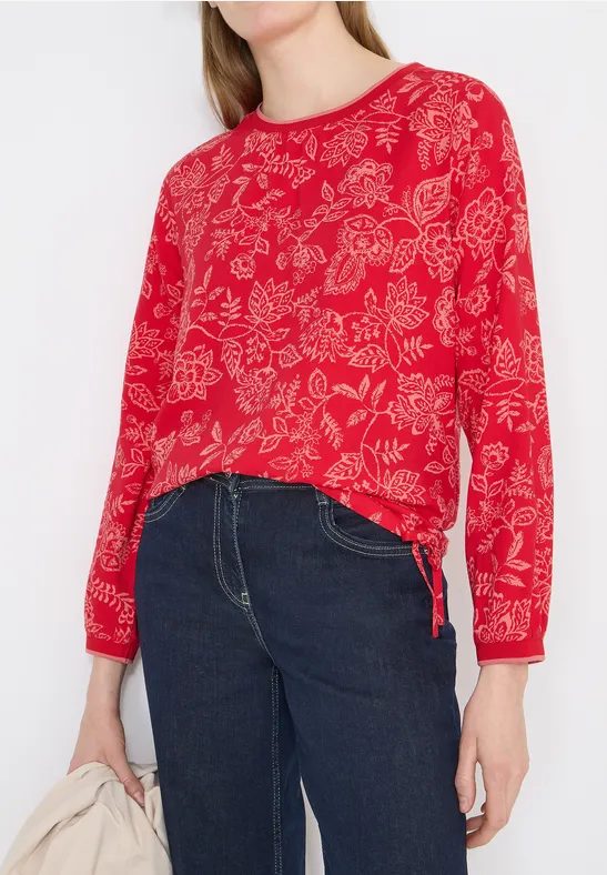 Gemusterte Bluse