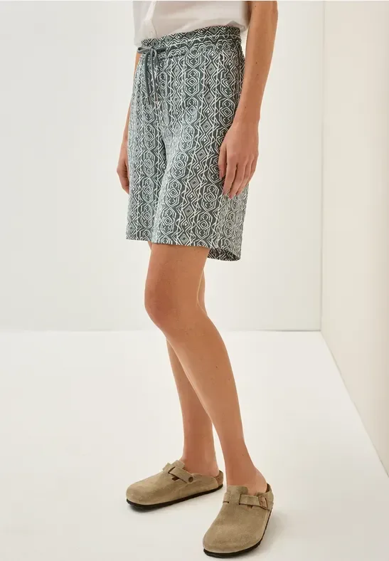 Gemusterte Shorts