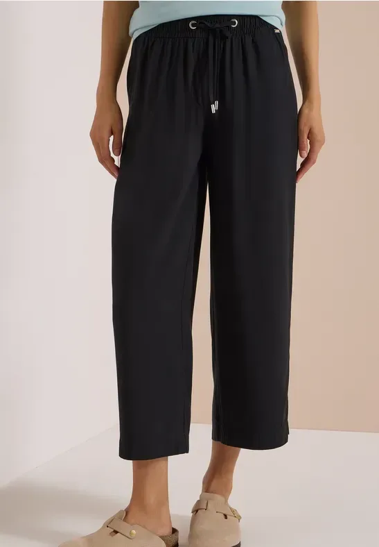 3/4 Wide Leg Hose im Loose Fit