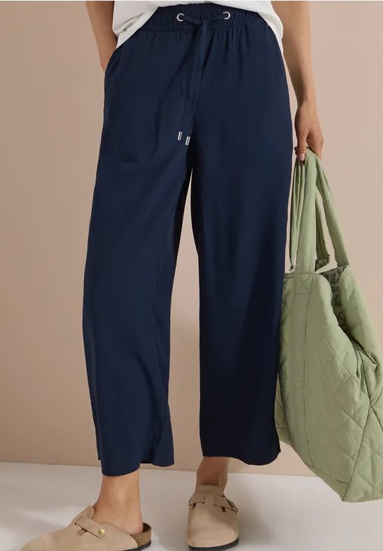 3/4 Wide Leg Hose im Loose Fit