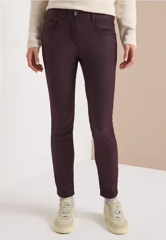 Hose im Leder-Look