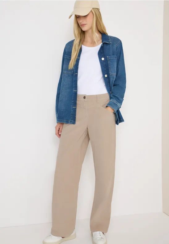 Wide Leg Cordhose