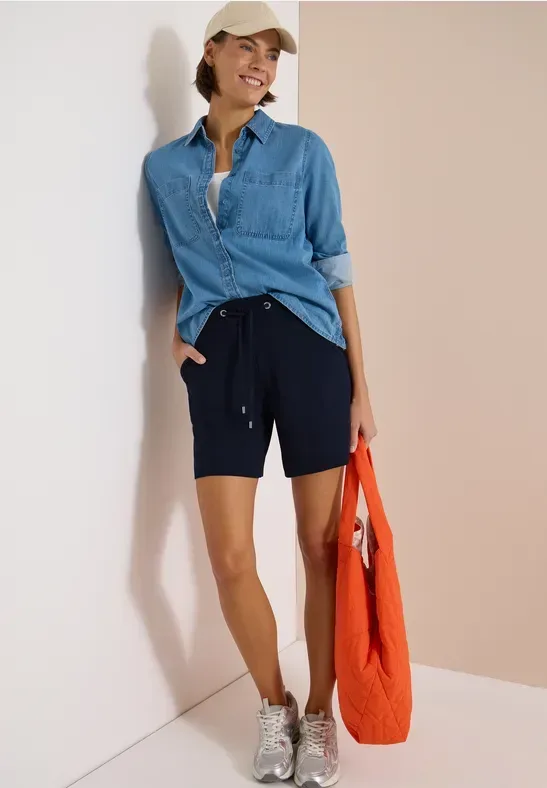 Wide Leg Shorts im Loose Fit