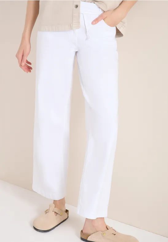 High Waist Wide Leg Jeans im Loose Fit