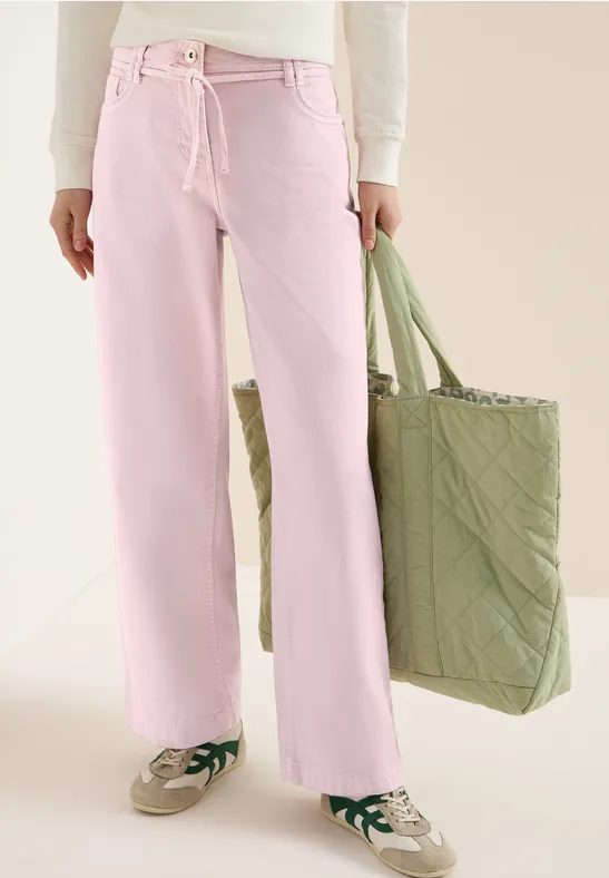 High Waist Wide Leg Jeans im Loose Fit