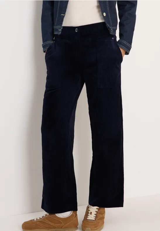 Wide Leg Cordhose