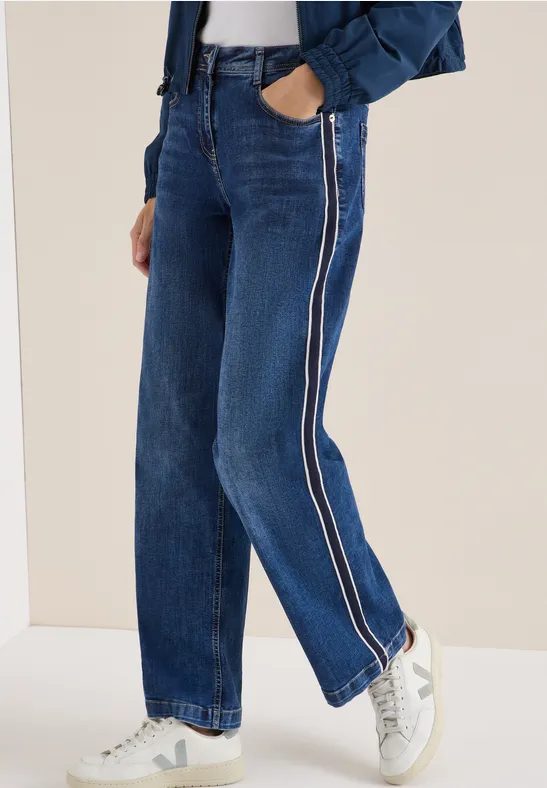 Jeans mit Gallonstreifen
