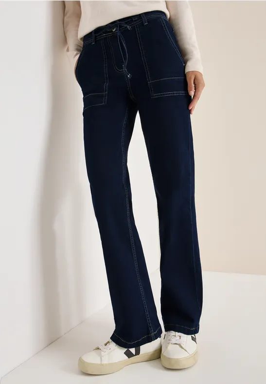 Rinsed Bootcut Jeans