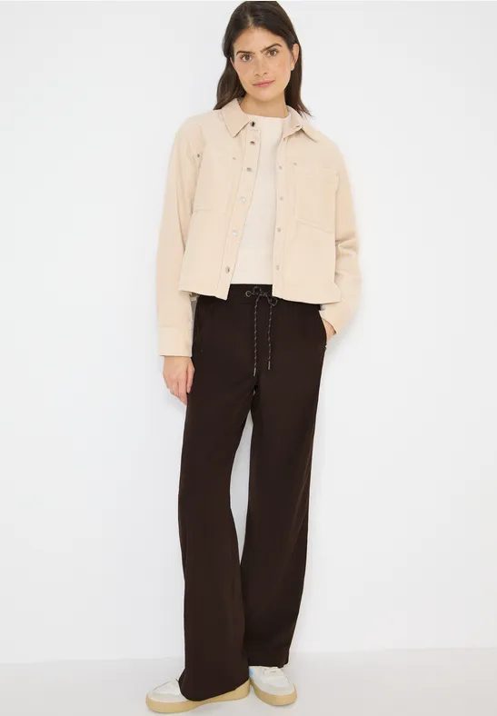 Wide Leg Twill Hose