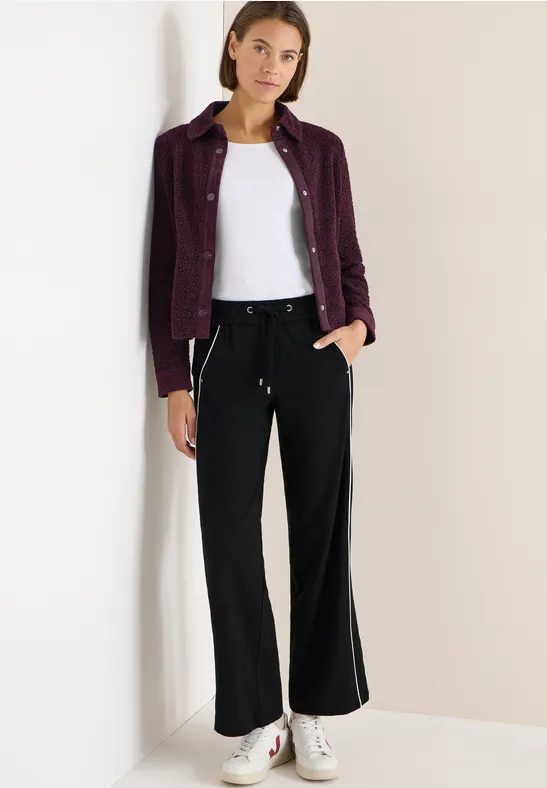 Wide Leg Hose mit Tape