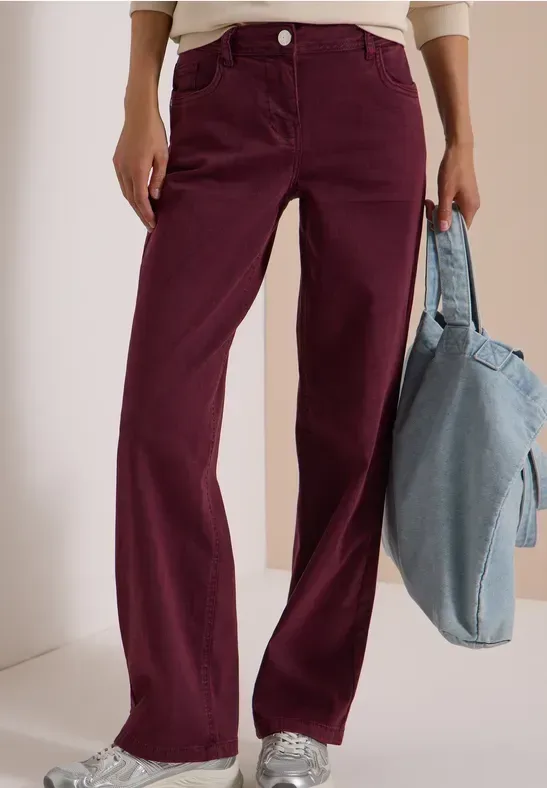 High Waist Wide Leg Jeans im Loose Fit