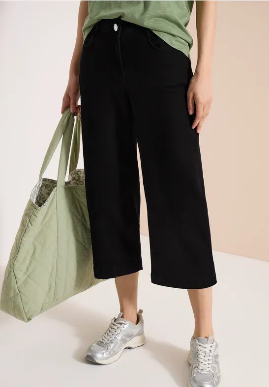 3/4 Wide Leg Jeans im Loose Fit
