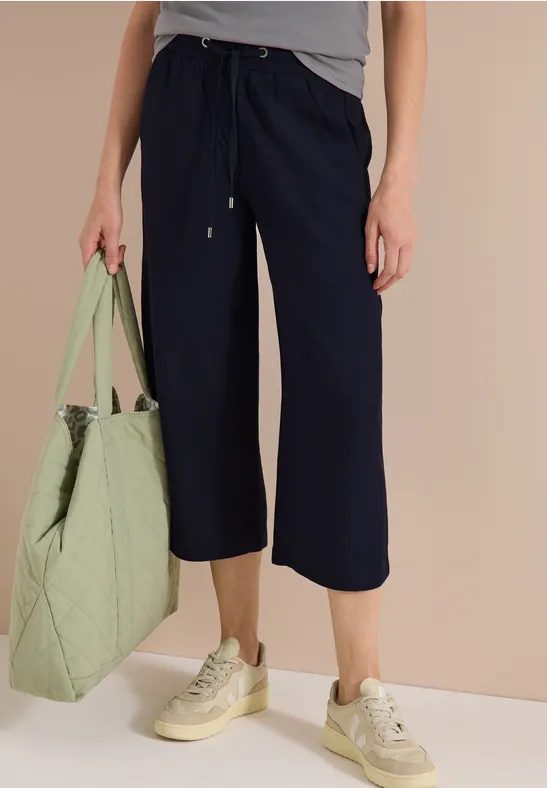 3/4 Wide Leg Hose im Loose Fit