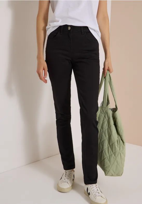 High Waist Slim Leg Jeans im Slim Fit