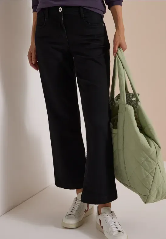 High Waist Wide Leg Jeans im Loose Fit
