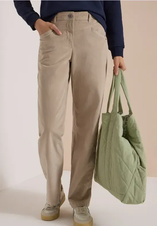 High Waist Wide Leg Hose im Loose Fit