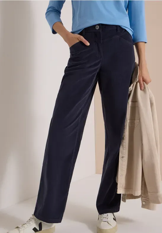 High Waist Wide Leg Hose im Loose Fit