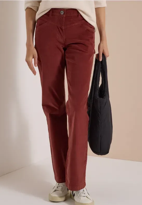 High Waist Bootcut Hose im Slim Fit