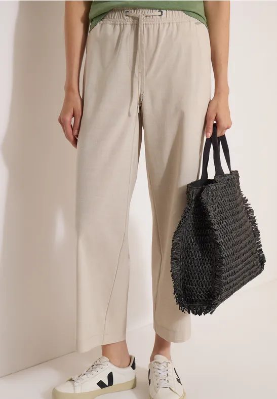 High Waist Wide Leg Hose im Loose Fit