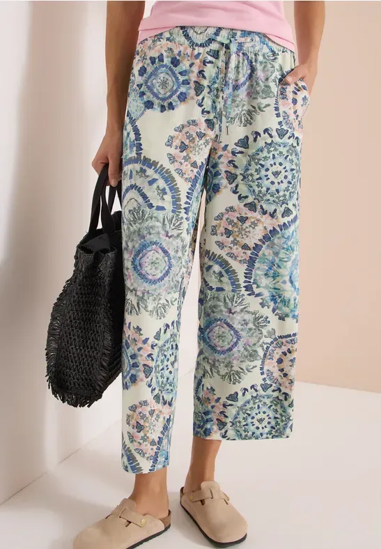High Waist Wide Leg Hose im Loose Fit