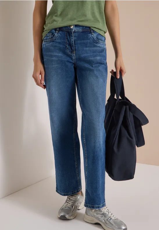 Wide Leg Jeans mit Turn