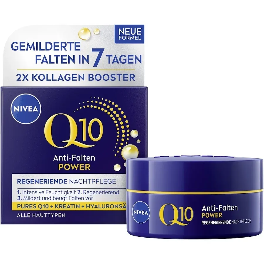 NIVEA Q10 Anti-Falten POWER Regenerierende Nachtcreme 50 ml Damen