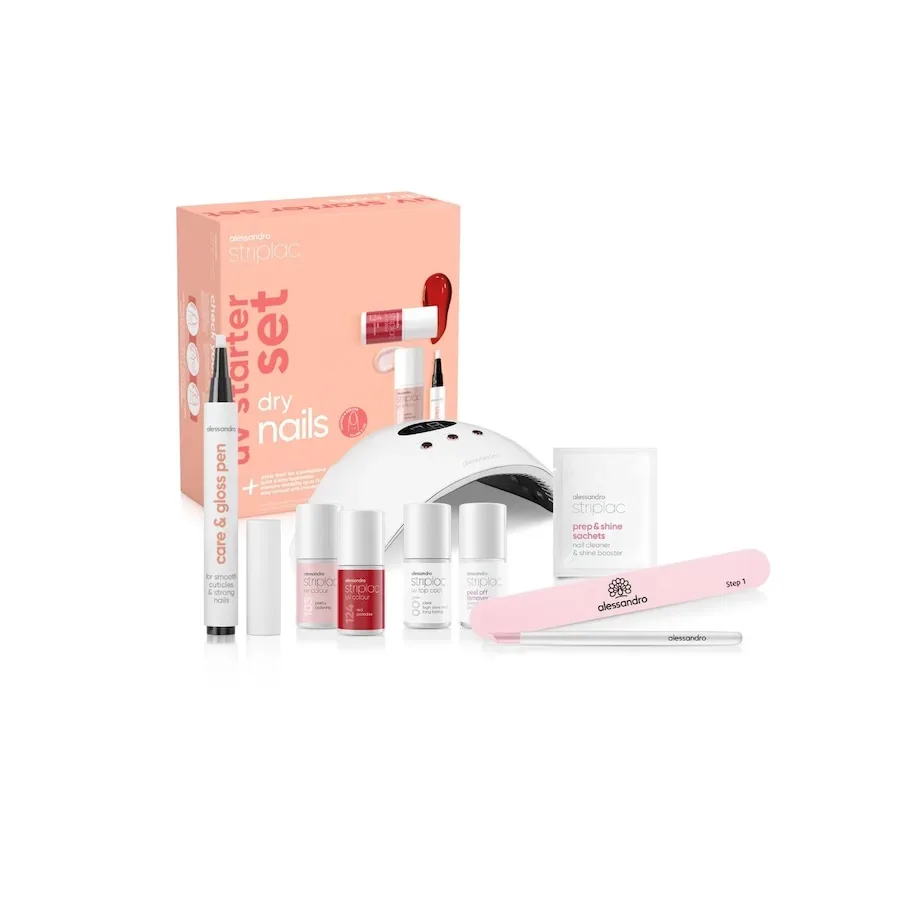 Alessandro - Striplac UV Starter Set Dry Nails, Set