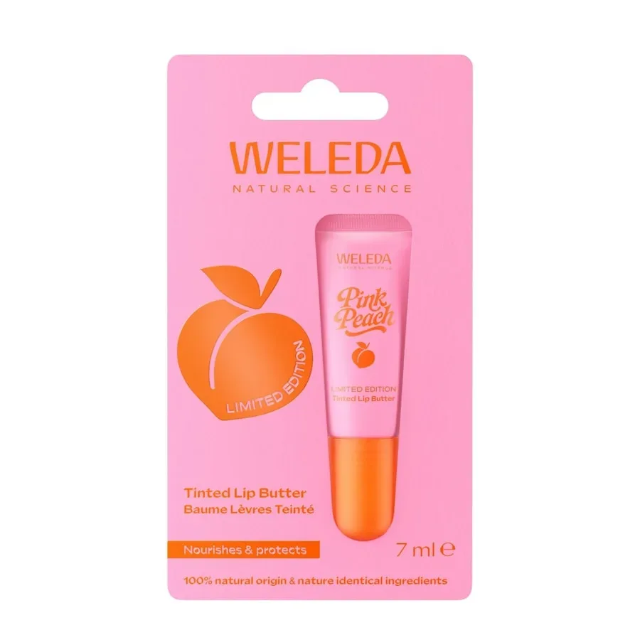 Weleda - Pink PeachTintedLip Butter, 7 ml