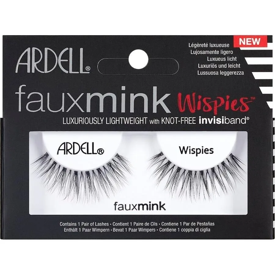 Ardell Wispies Faux Mink Black Künstliche Wimpern 1 ct 2 Stück