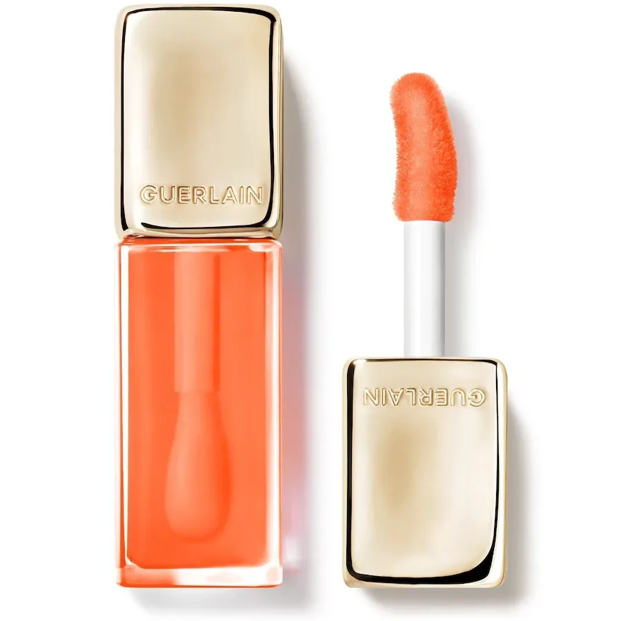 Guerlain - KissKiss Bee Glow Oil 92% natural-origin honey tint lip oil, Kk Bee Glow Oil, 9.5  ml,  PEACH GLOW