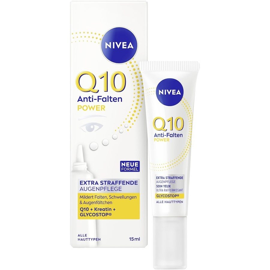 Nivea - Visage Q10plus Augenkonturen Creme, Q10 Power Anti-Falten, 15 ml