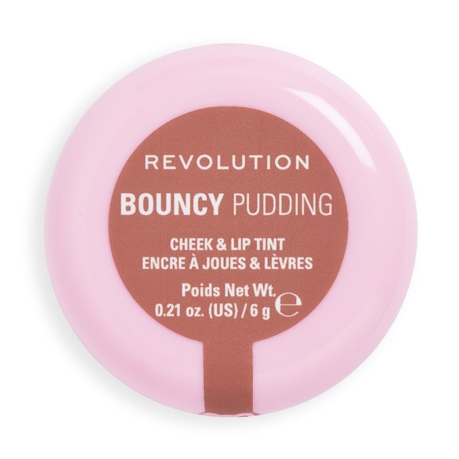 REVOLUTION Bouncy Pudding Lip & Cheek Blush 6 g HAZY NUDE