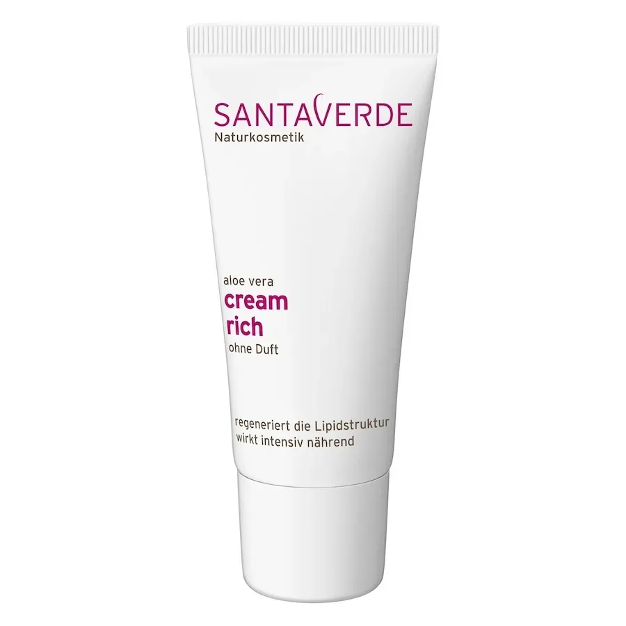Santaverde Aloe Vera Creme Rich ohne Duft Gesichtscreme 30 ml