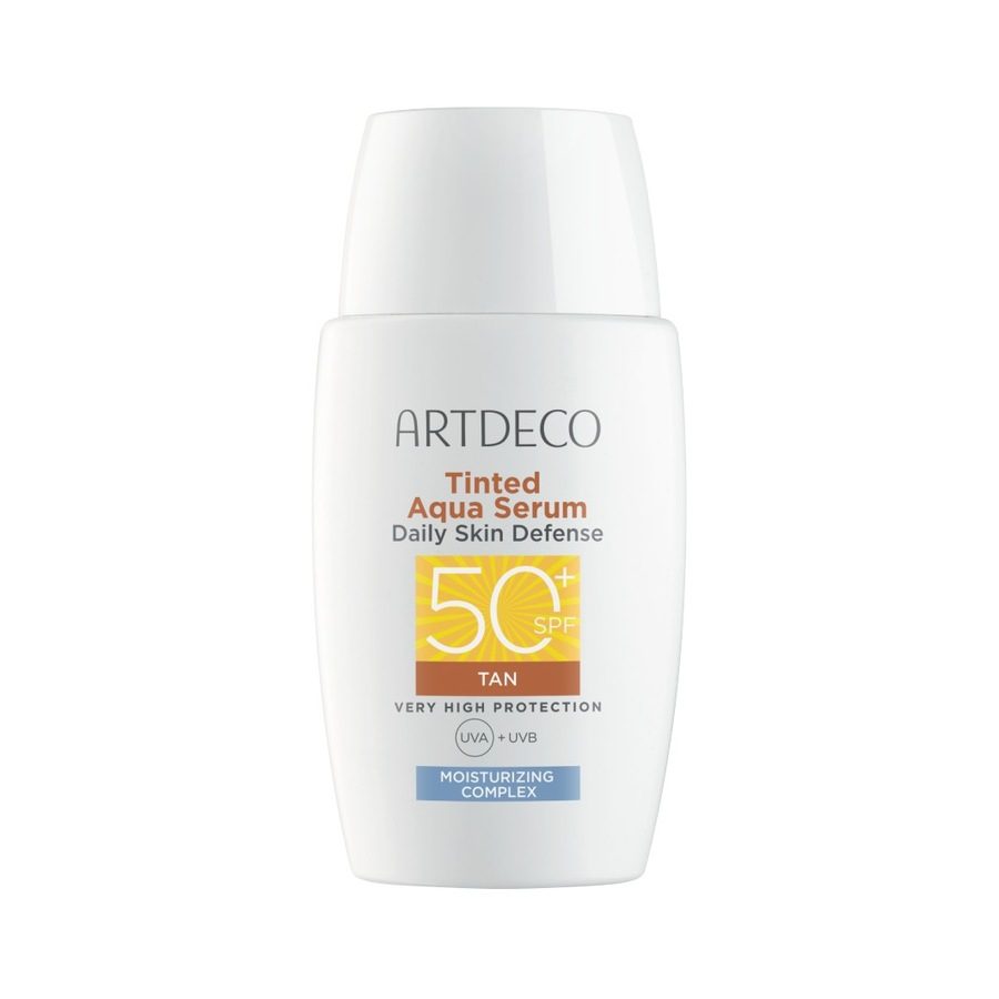 ARTDECO Tinted Aqua Serum Daily Skin Defense Sonnenschutz 40 ml Braun