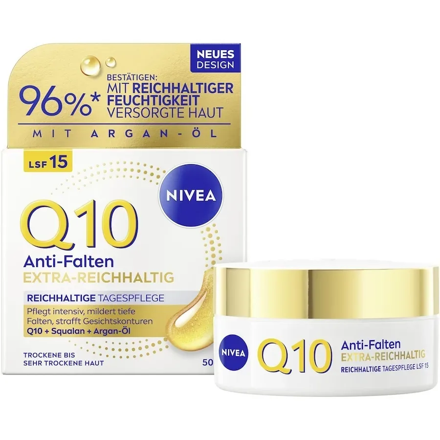 Nivea - Q10 Power Anti-Falten Extra Reichhaltige Tagescreme, 50 ml