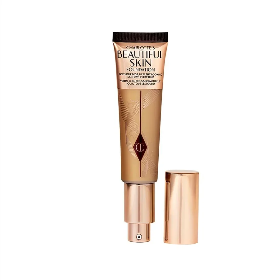 CHARLOTTE TILBURY - Beautiful Skin Foundation - Langanhaltende Foundation, modulierbare Deckkraft, 30 ml,  Warm