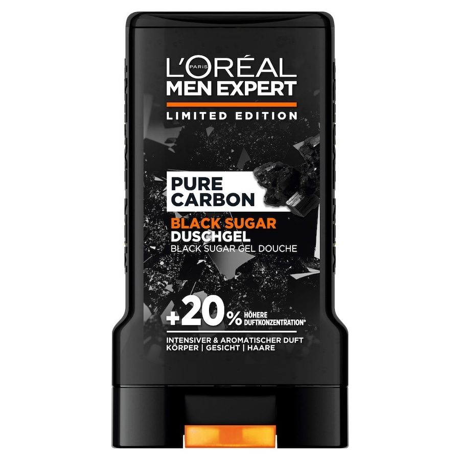 L´OrÉal Men Expert Pure Carbon Black Sugar Duschgel 250 ml Herren
