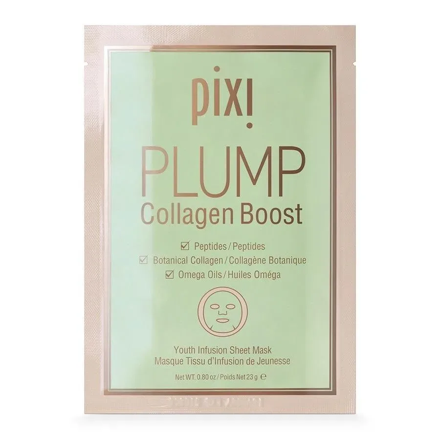 Pixi Plump Collagen Boost Sheet Face Mask (3 x) Tuchmaske 3 Stk