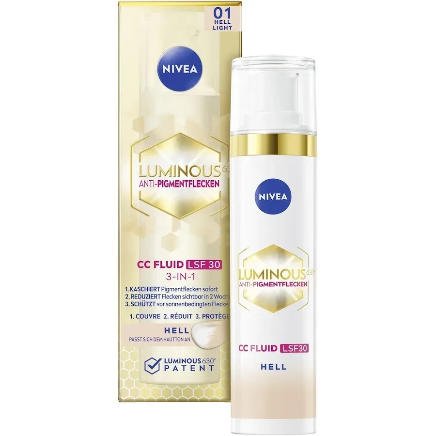 Nivea - Face Cellular Luminous630® 3-in-1 CC Fluid, 40 ml, Light