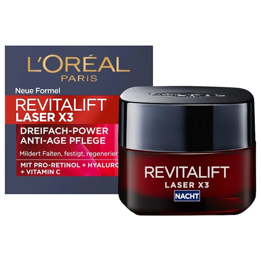 L?Oréal Paris Revitalift Laser Dreifach-Power Anti-Age Nachtcreme 50 ml Damen