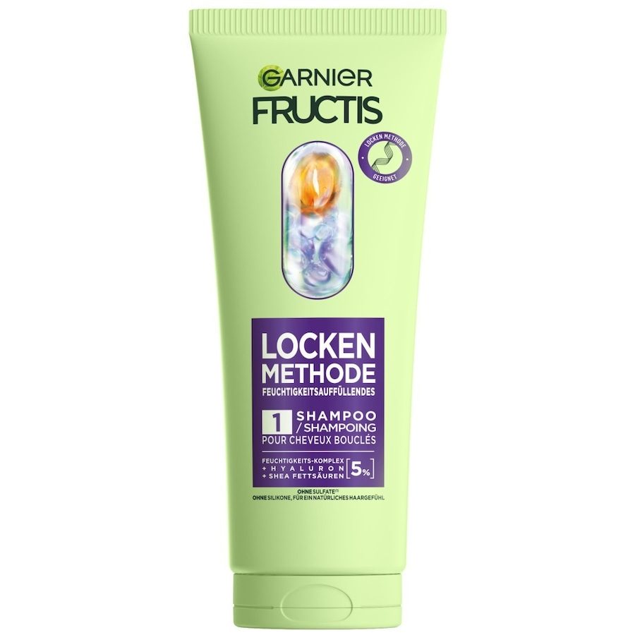 Garnier Fructis Garnier Fructis Locken Methode Feuchtigkeitsauffüllendes Shampoo für alle Arten von Locken haarshampoo 200.0 ml