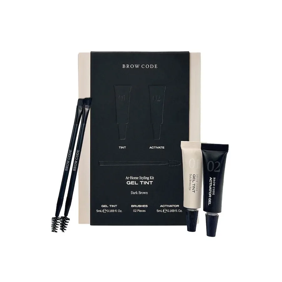 Brow Code Gel Tint Kit Augenbrauenfarbe 10 ml Dark Brown
