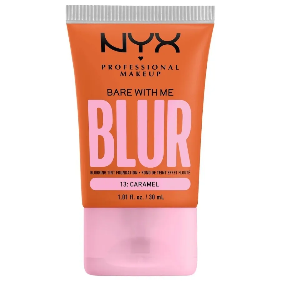 NYX-PROFESSIONAL-MAKEUP - Bare With Me Blur Tint Foundation, Bare With Me Lt Ivory, 30 ml,  Caramel