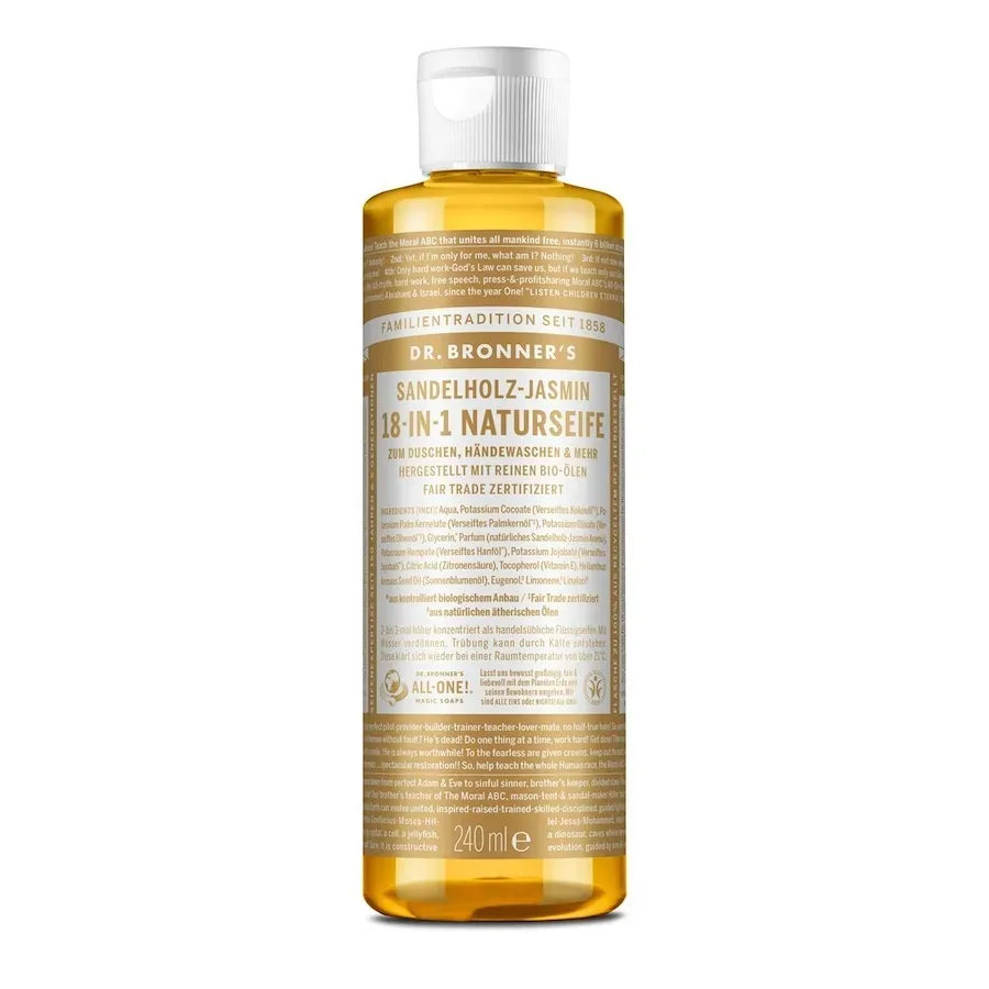 Dr. Bronner's 18-in-1 NATURSEIFE Sandelholz-Jasmin Duschgel 240 ml