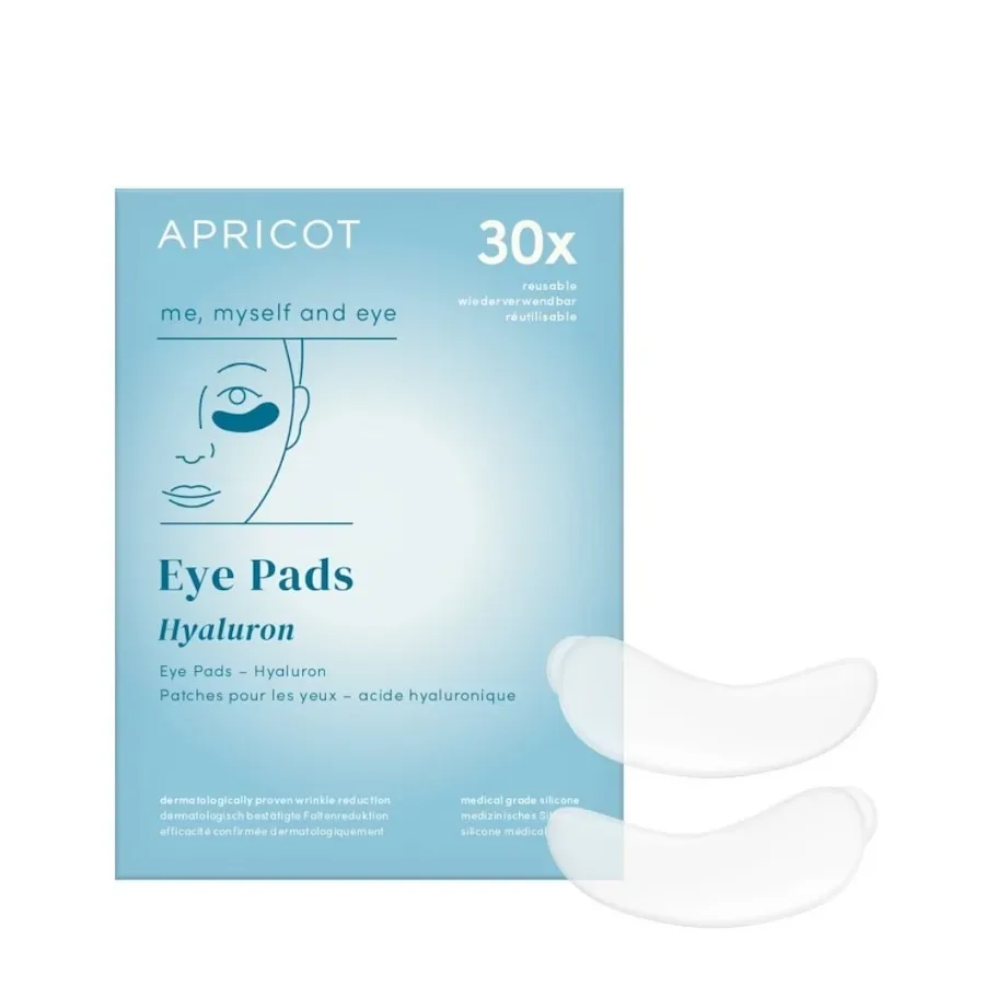 APRICOT - Wiederverwendbare Augen Pads mit Hyaluron, 2 Stück