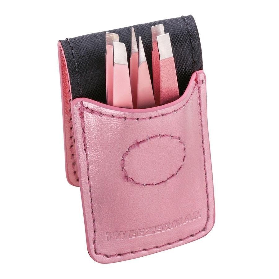 Tweezerman Micro Mini Tweezer Set - Pink Pinzetten 1 ct Damen