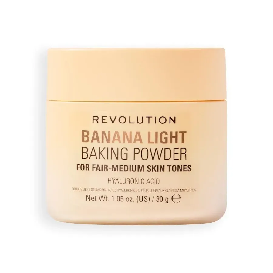 REVOLUTION Loose Baking Powder Puder 30 g BANANA LIGHT