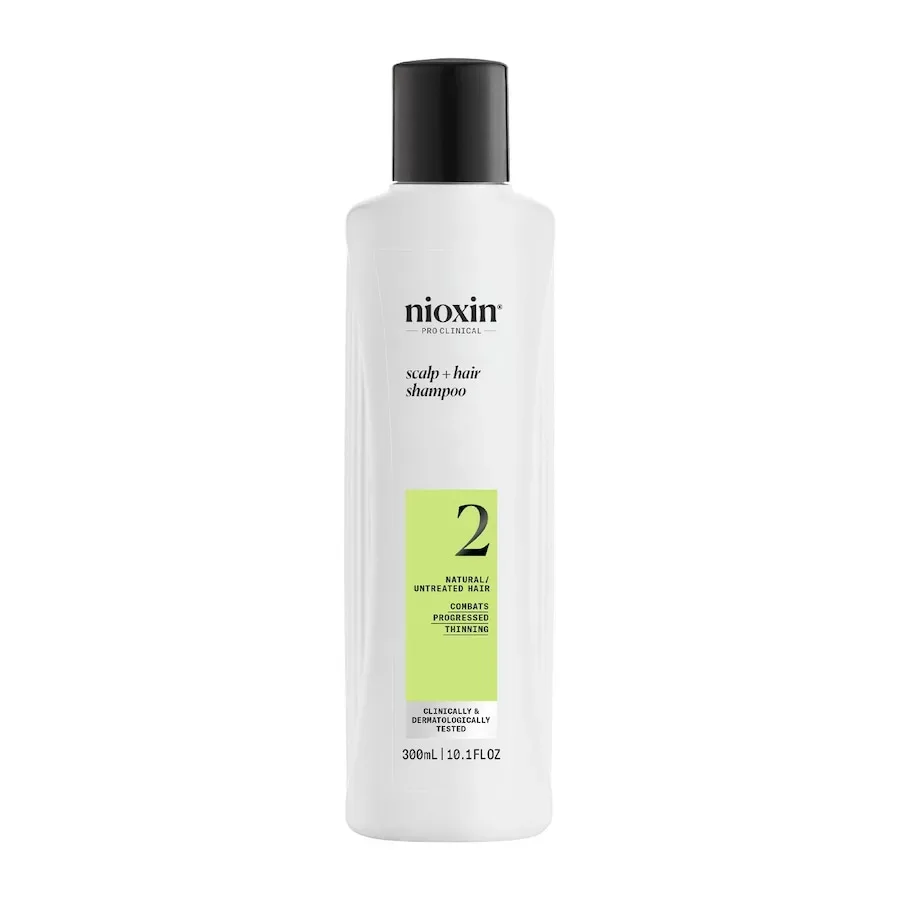 Nioxin System 2 Scalp + Hair - Haarpflege für naturbelassenes, sichtbar dünner werdendes Haar Shampoo 300 ml