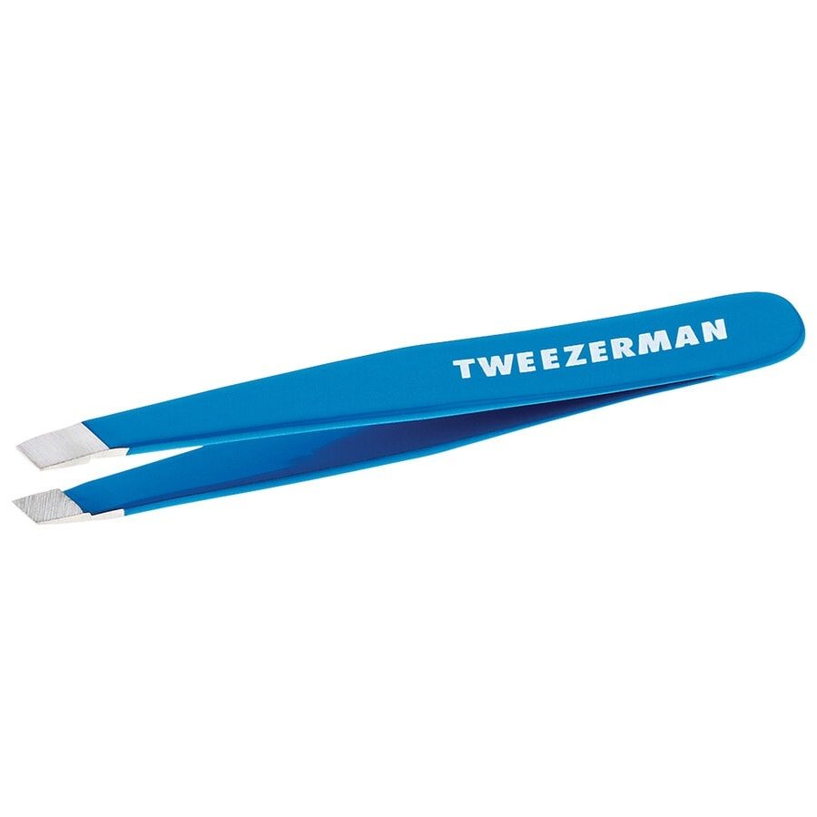 Tweezerman Mini Slant Tweezer - Bahama Blue Pinzetten 1 ct