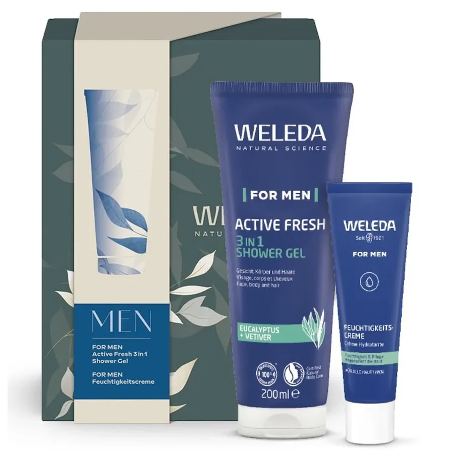 Weleda For Men Active Fresh Geschenkset Körperpflege 1 ct Herren